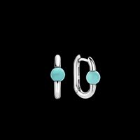 Orecchini Ti Sento Milano Donna in Argento Turchese 7914TQ - 7914TQ